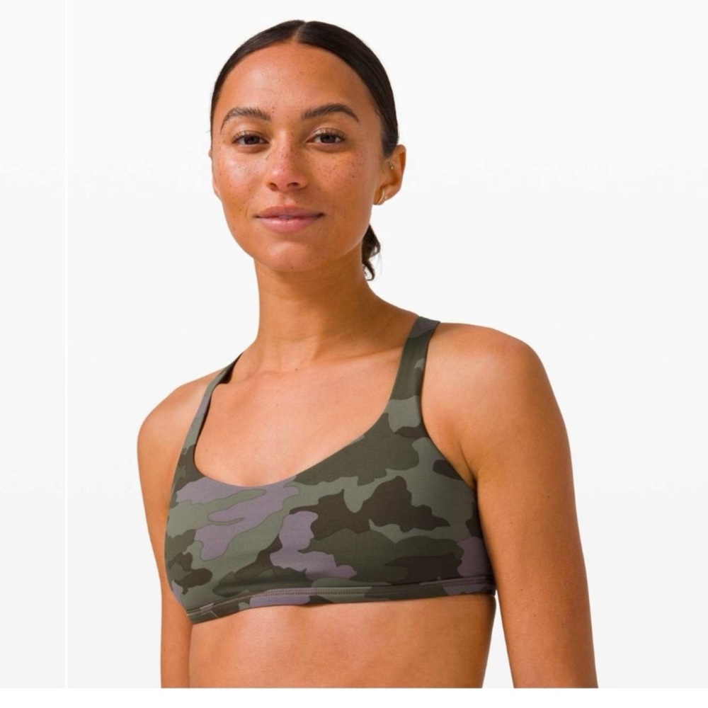 Lululemon Free to Be Wild Bra camo